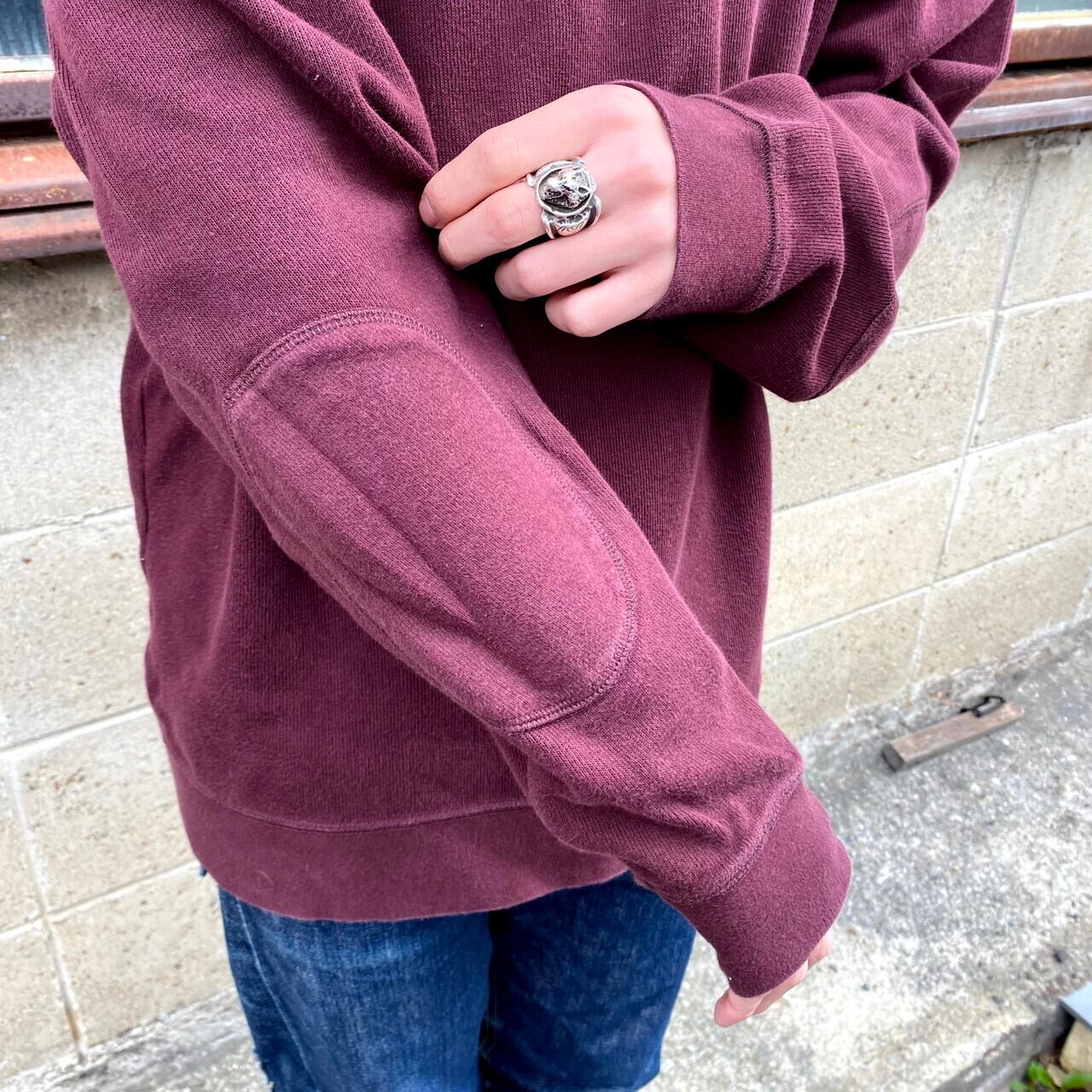 Carhartt カーハート ワンポイントロゴ ハーフジップ スウェットシャツ
