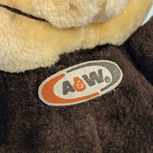 ☆ VINTAGE 90'☆【 A&W（エンダー）ルーティ ベアー 】プラッシュトイ / ぬいぐるみ 〚アメリカン雑貨 アメトイ〛