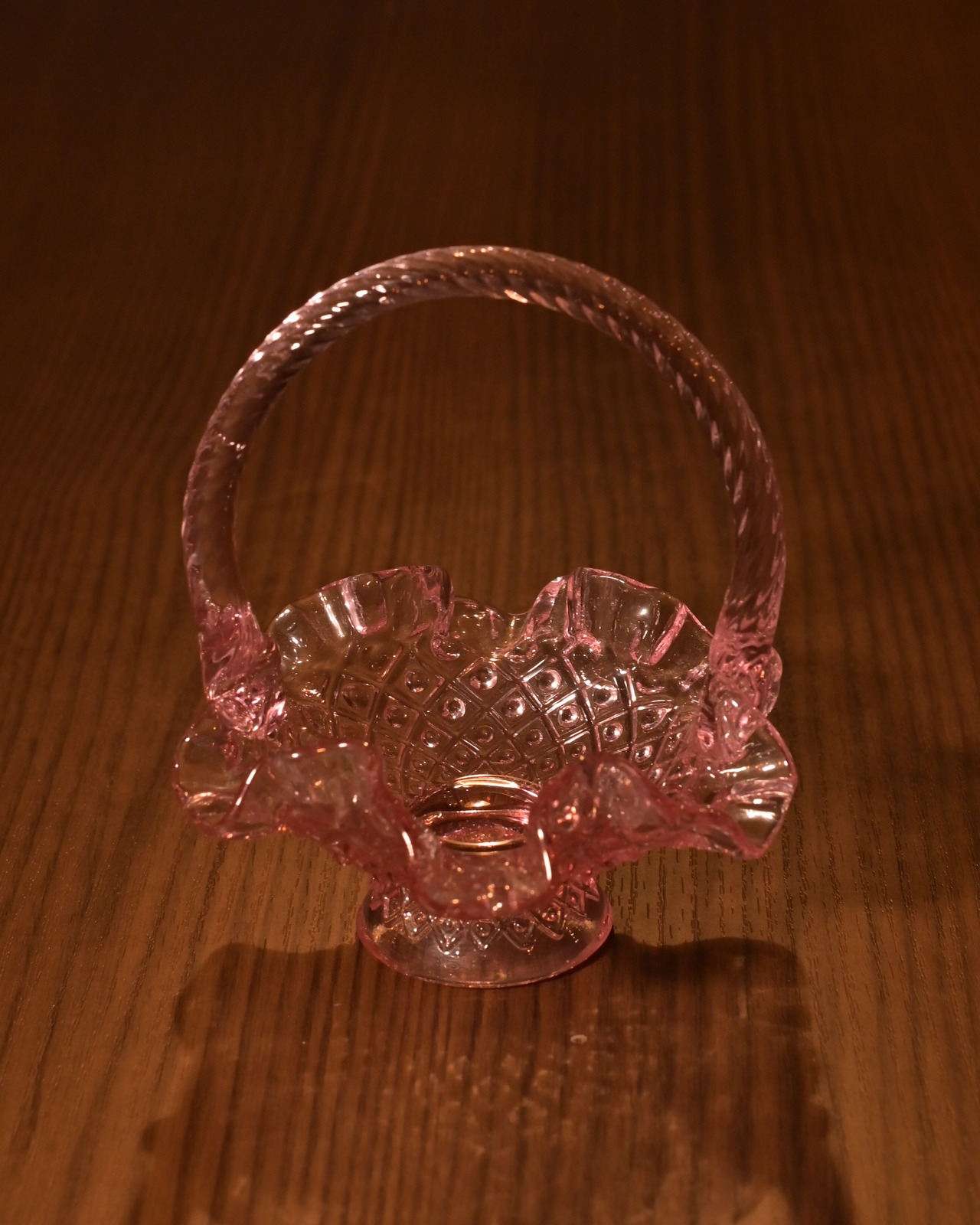 ヴィンテージ雑貨 フェントン ガラスコンポート