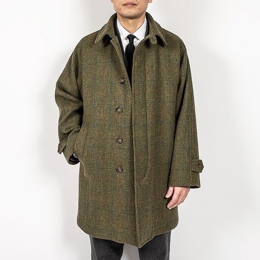WORKERS(ワーカーズ)～A Foggy Day Coat, Green Harris Tweed～ | Amboy
