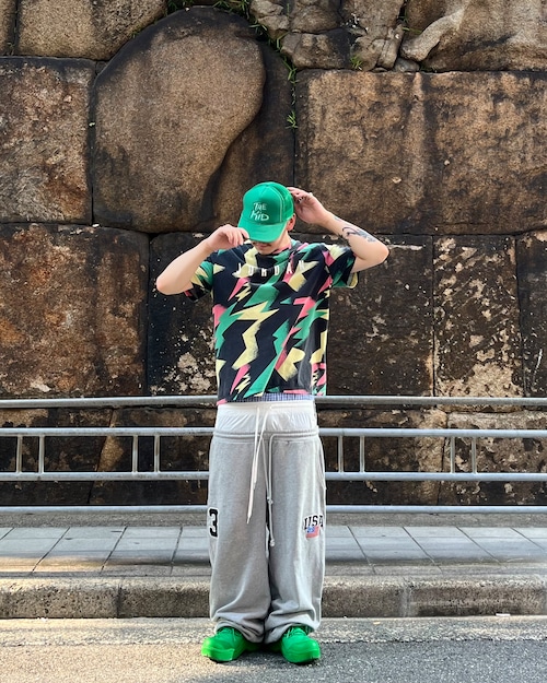 JORDAN Colorful Thunder Pattern S/S Tee