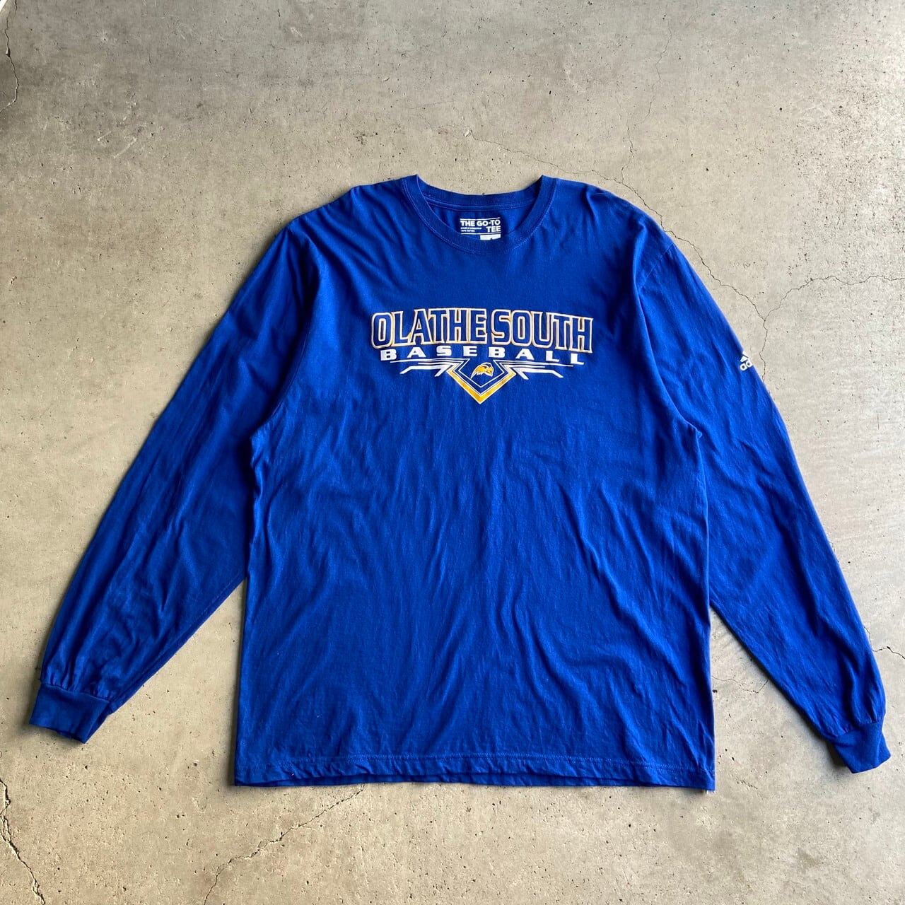 アディダス　カンザス大学　フットボールゲームシャツ　2XL　青【4409】 $_57.JPG?set_id=880000500F