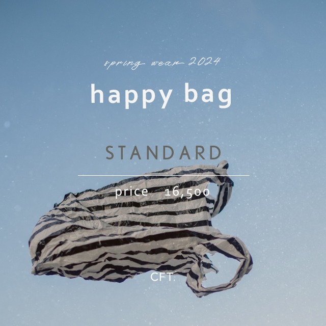 2024 spring [STANDARD]【￥16,500】/HAPPY BAG