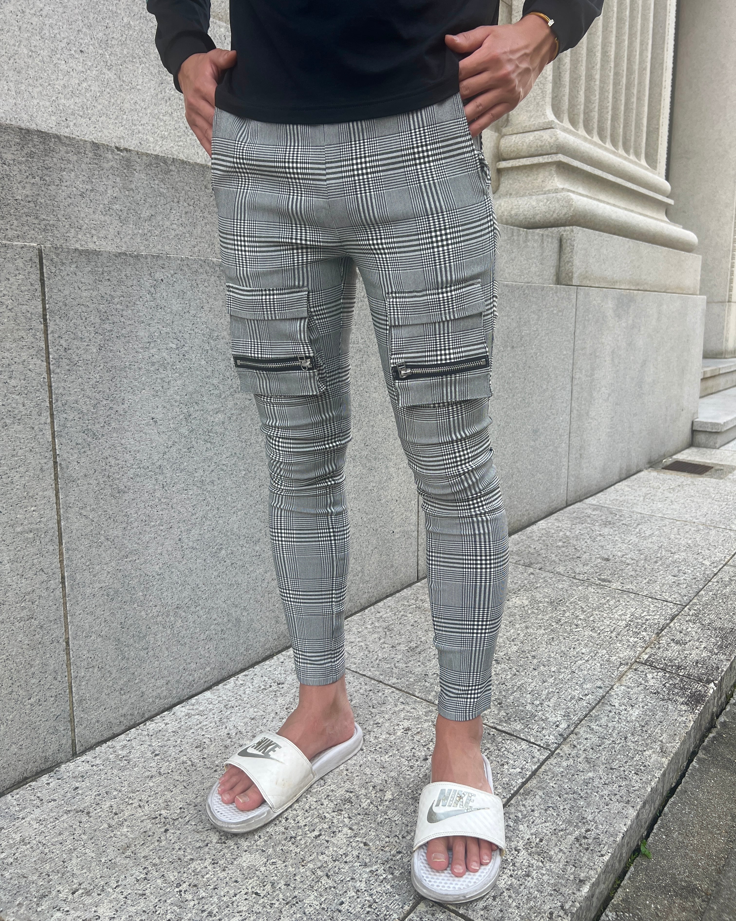 BELINDA PREMIUM FLAP SLACKS【OW25BD010】 | BELINDA OFFICIAL