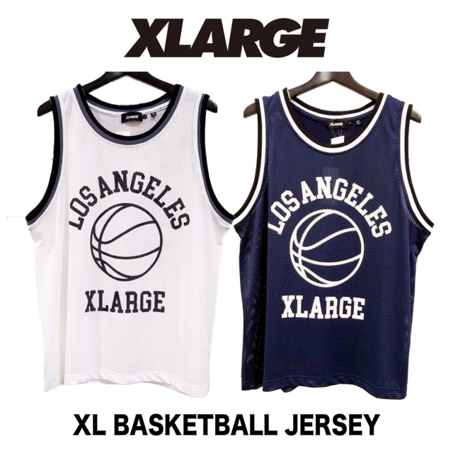 XLARGE（エクストララージ）バスケットメッシュユニフォーム　XL BASKETBALL JERSEY 101232013004