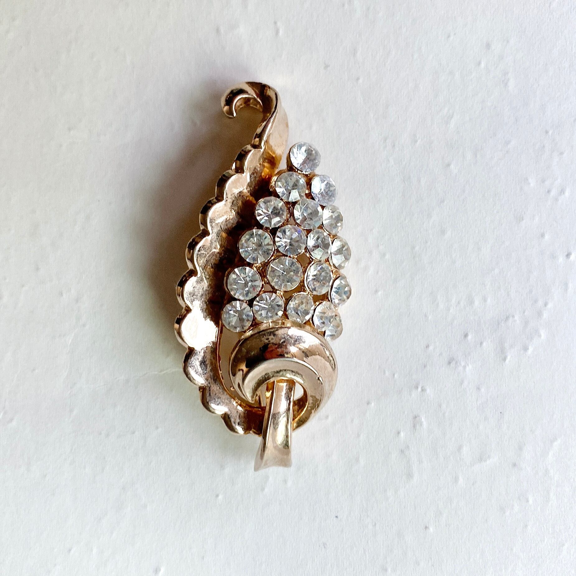 激安ブランド coro コロ アンティーク30年代 ドレスクリップ