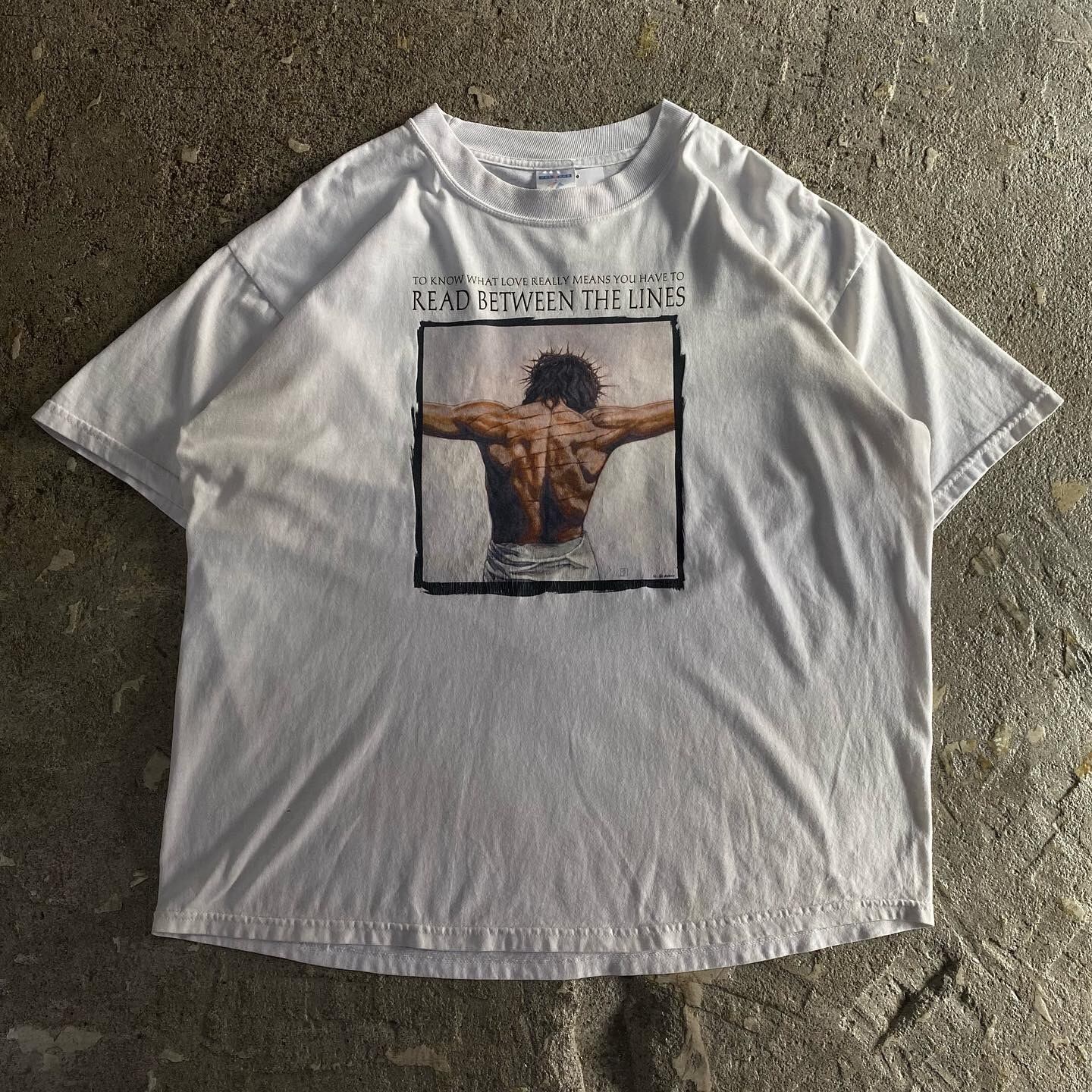 00s JESUS Read Between The Lines T-shirt【仙台店】 | What
