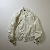 70s J.C.Penney TALONジップ ダービージャケット カップショルダージャケット ジェーシーペニー ホワイト M 古着