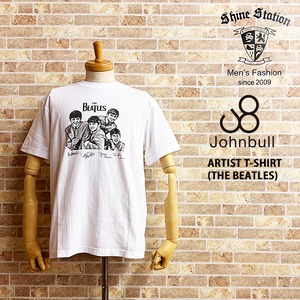 【ジョンブル】アーティストTシャツ(THE BEATLES Tシャツ (LIKENESS))　カラー：ホワイト