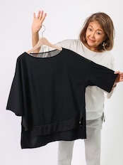 切り替えビッグシルエットブラウス(BRAHMIN)