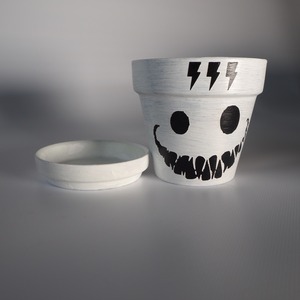 【 dark side Smile pot series】 ピンク　白　2点