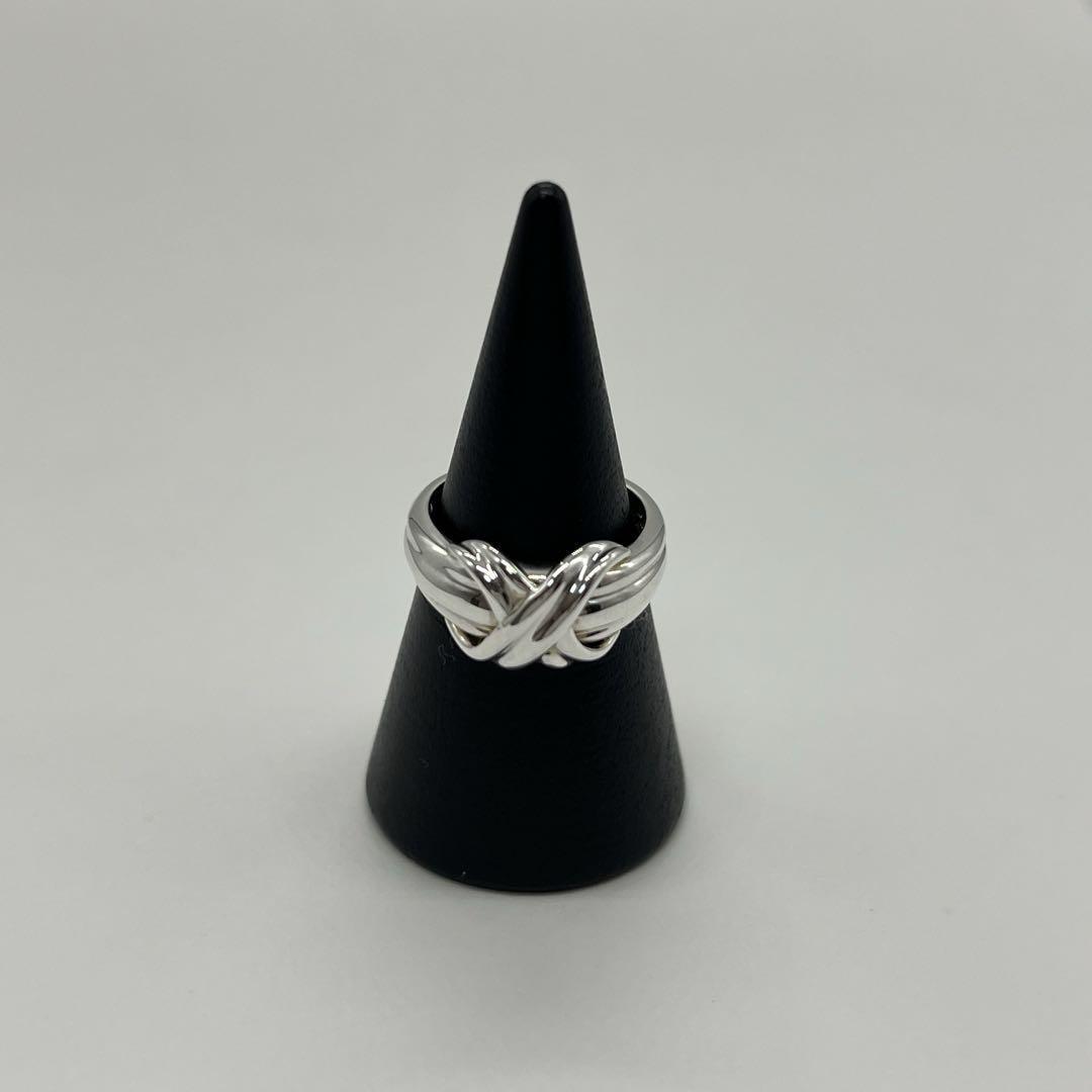 ティファニー TIFFANY シグネチャークロス リング 8号 SV925