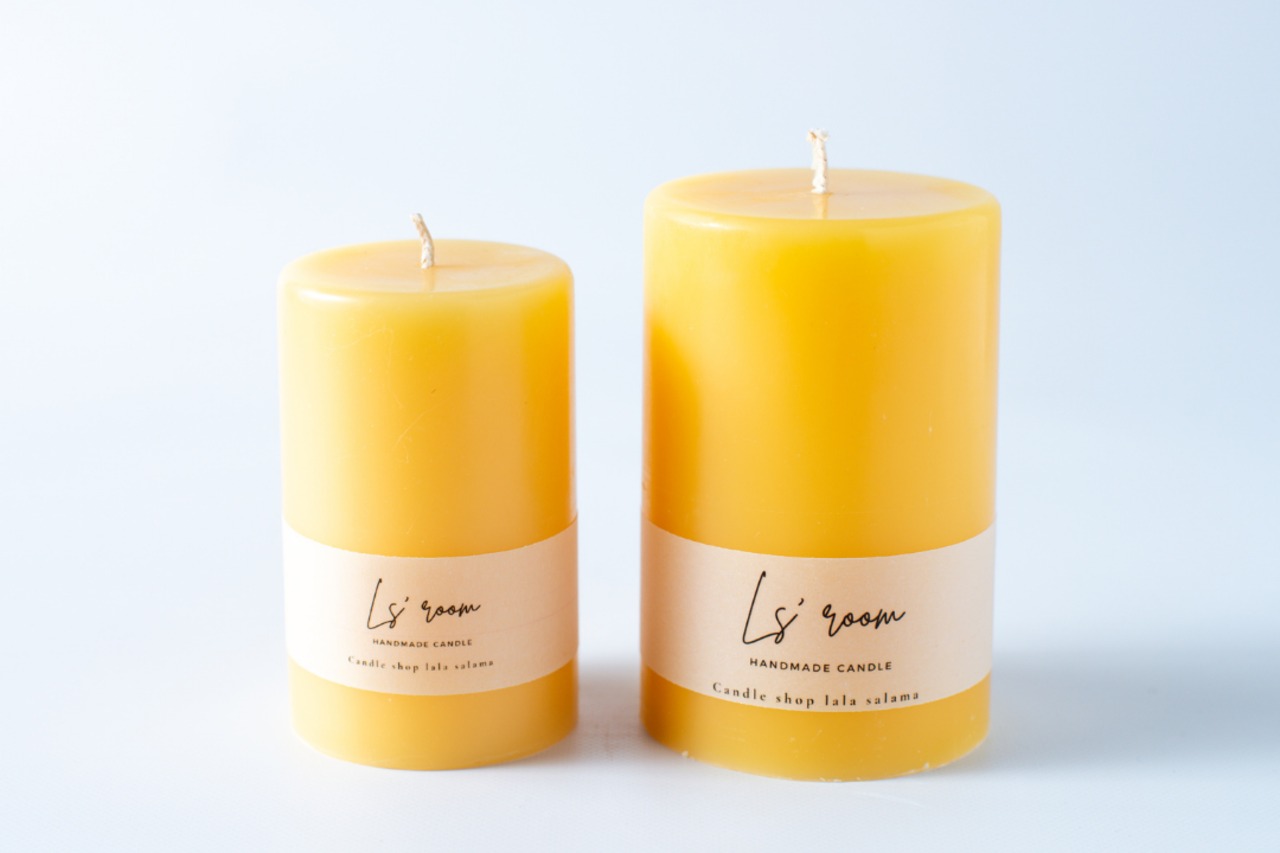 蜜蝋キャンドル【Lサイズ】1本 | Candle shop lala salama