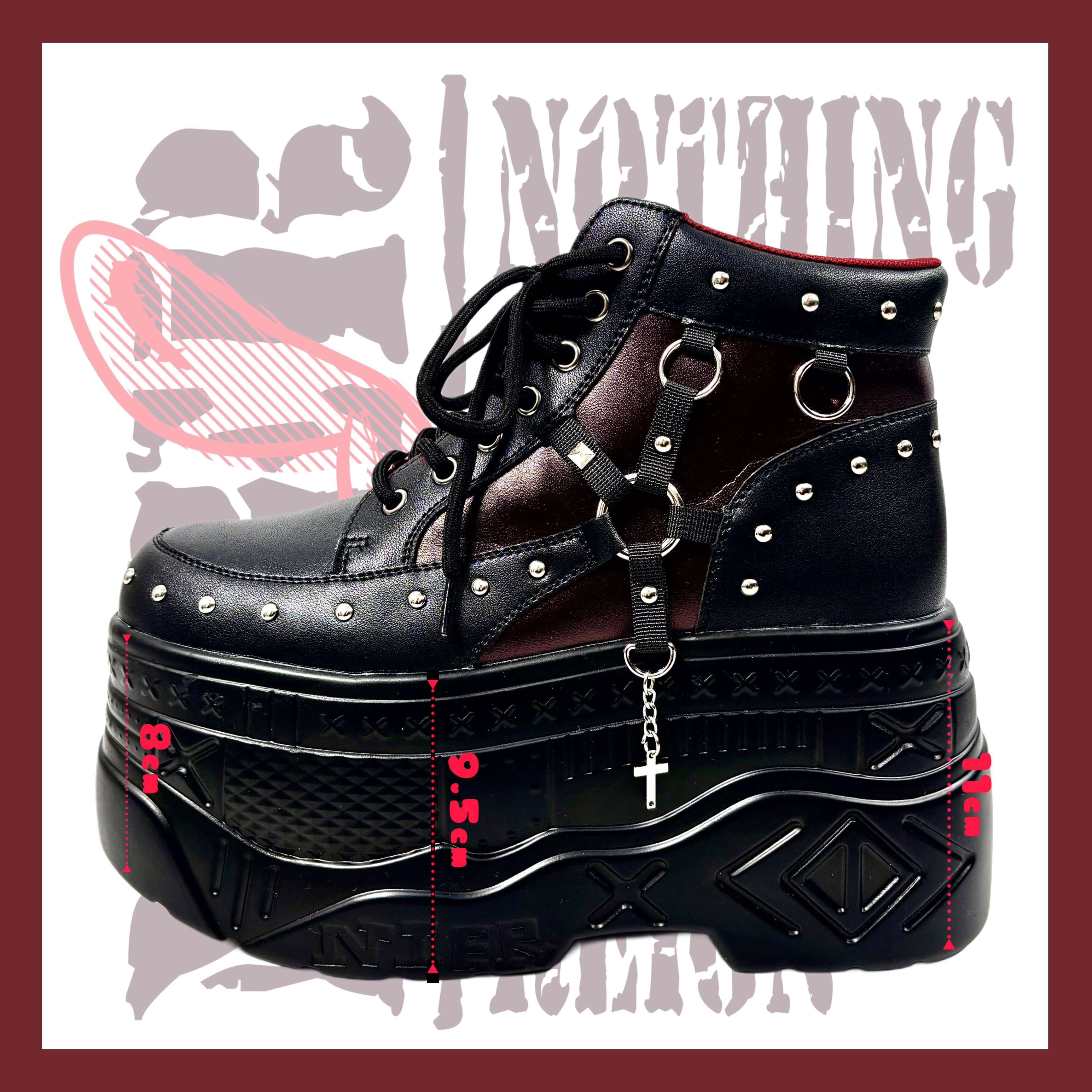 5月25日限定超大特価】1/4GOTHIC厚底スニーカーガチャ【各サイズ3点