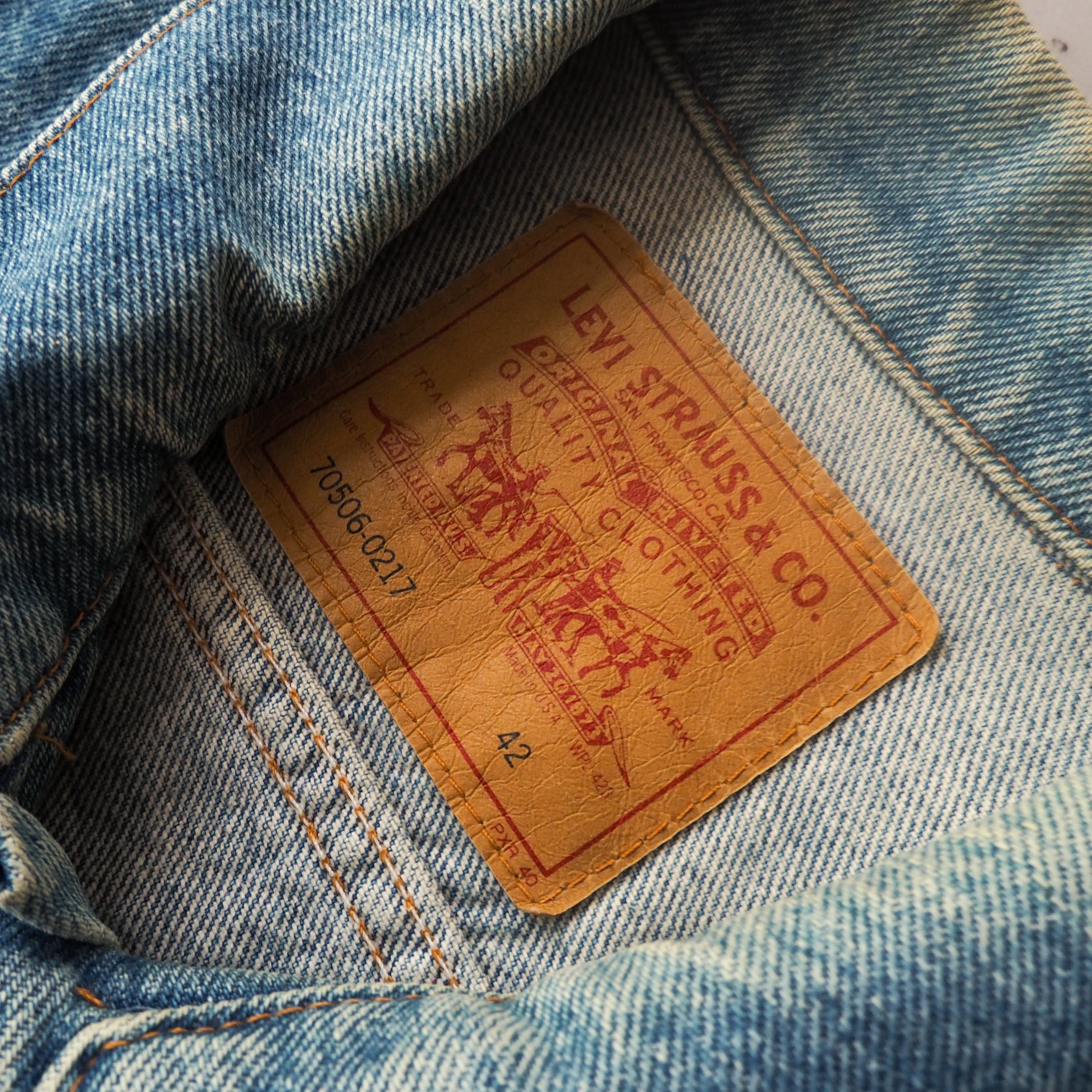 90s “Levi's” 70506 denim jacket made in USA 42 90年代 リーバイス 