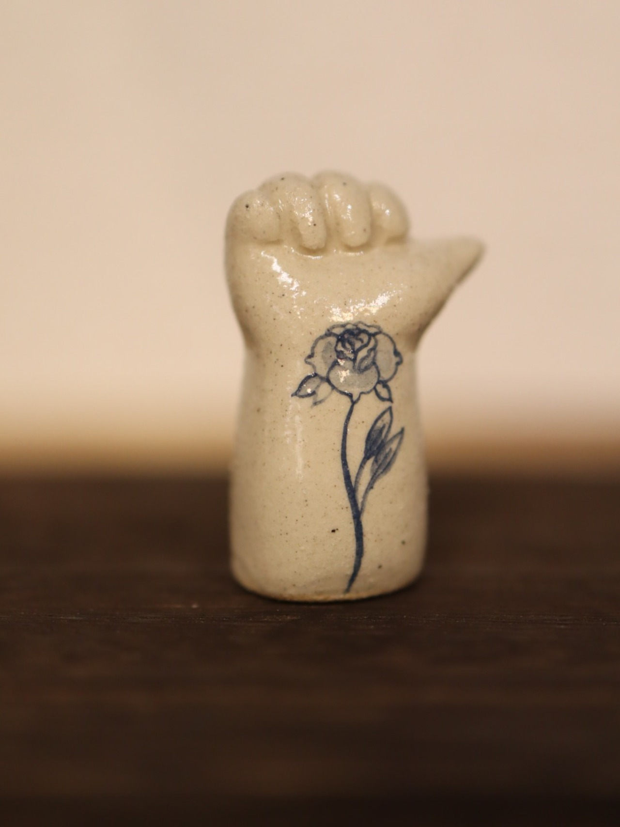 Ceramic Art Hand2　Painting / リングスタンド B