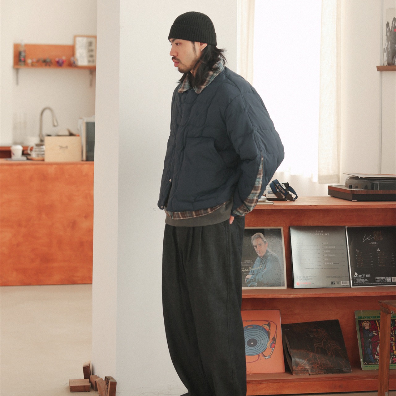 レイヤードチェック キルトジャケット K5470 - 15