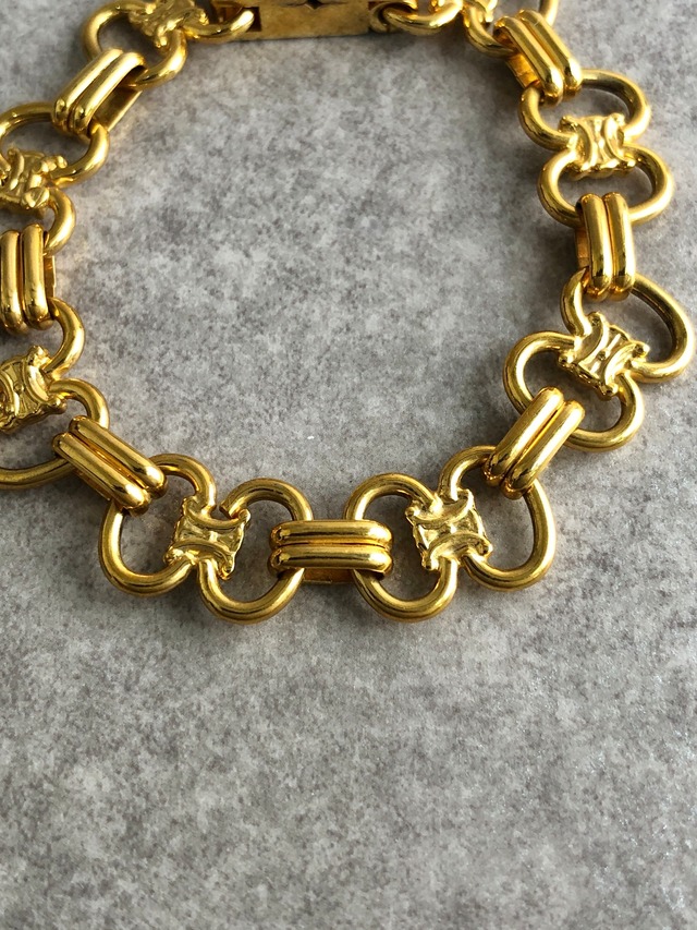 CELINE セリーヌ ブレスレット ゴールド ホースビット vintage ヴィンテージ オールド fpigfr