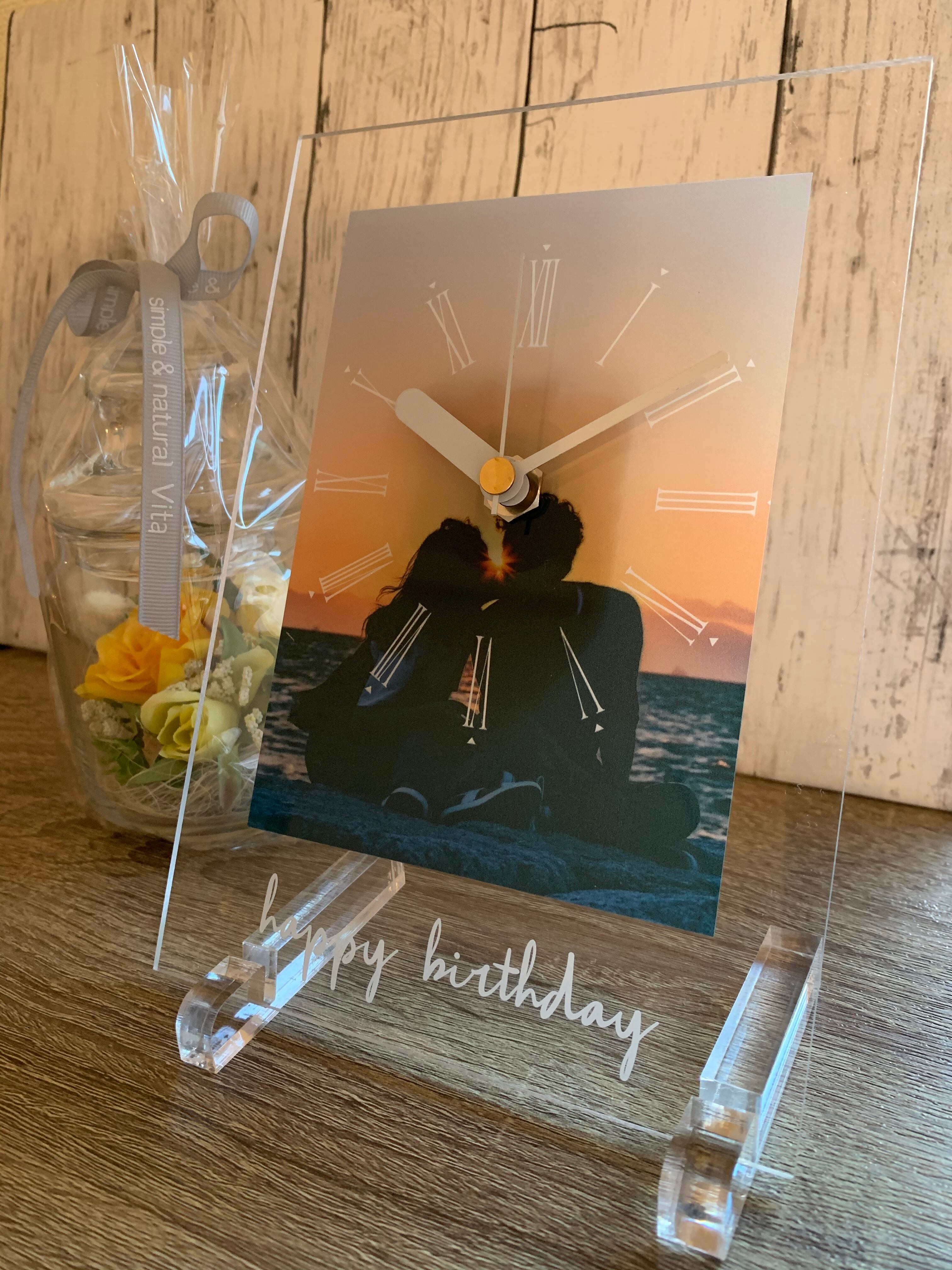 チェキ フォトクロック/名入れ時計 | アクリルで作るオーダーメイド