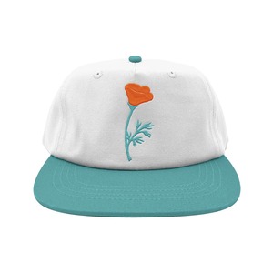 Free & Easy | Poppy Two Tone Short Brim Snapback Hat
