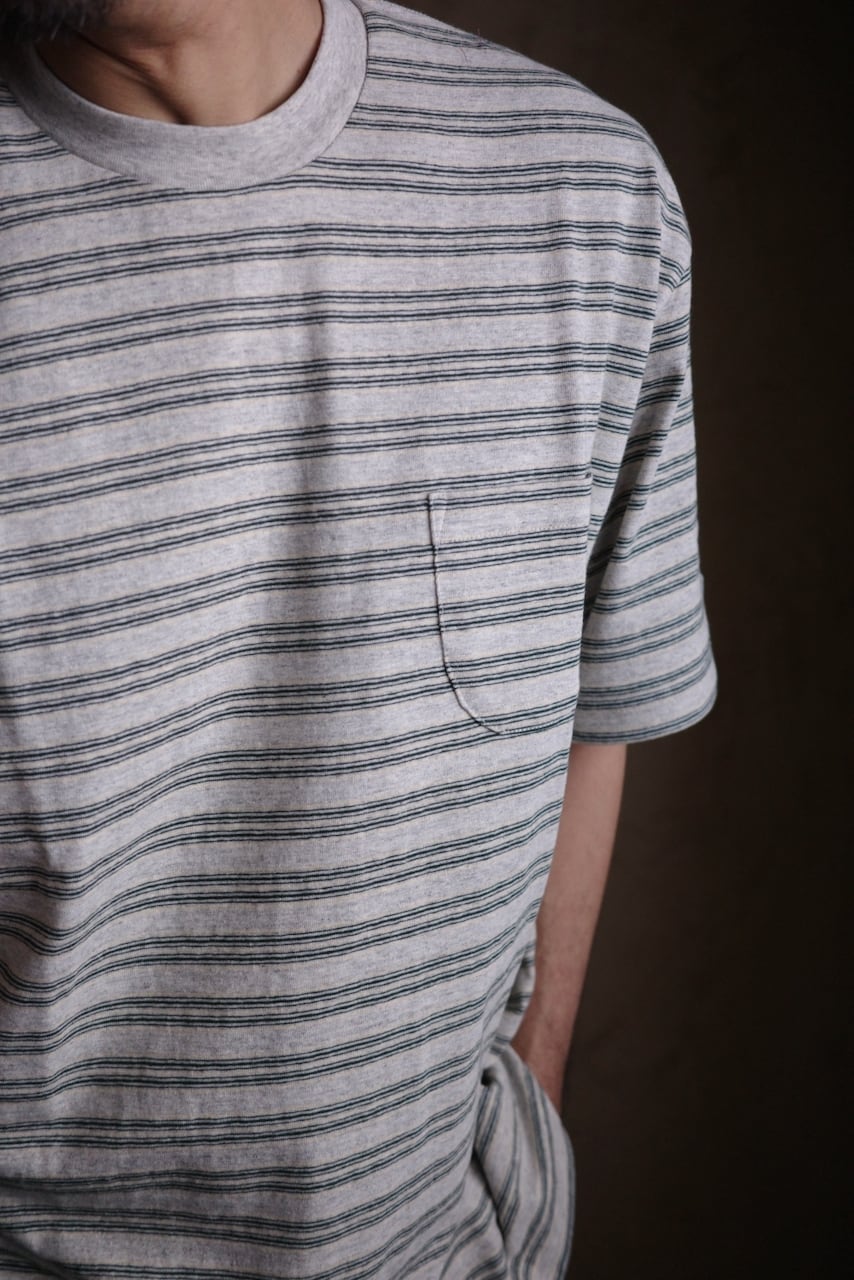 ENDS and MEANS / Horizontal Striped Tee | iremono