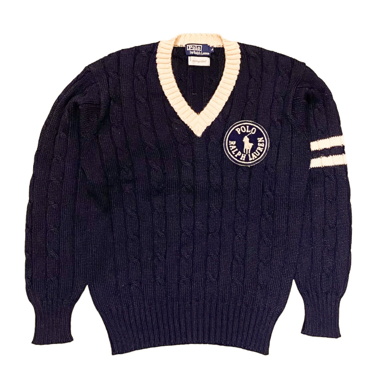 90's Polo Ralph Lauren Tilden Sweater L / ポロ ラルフローレン