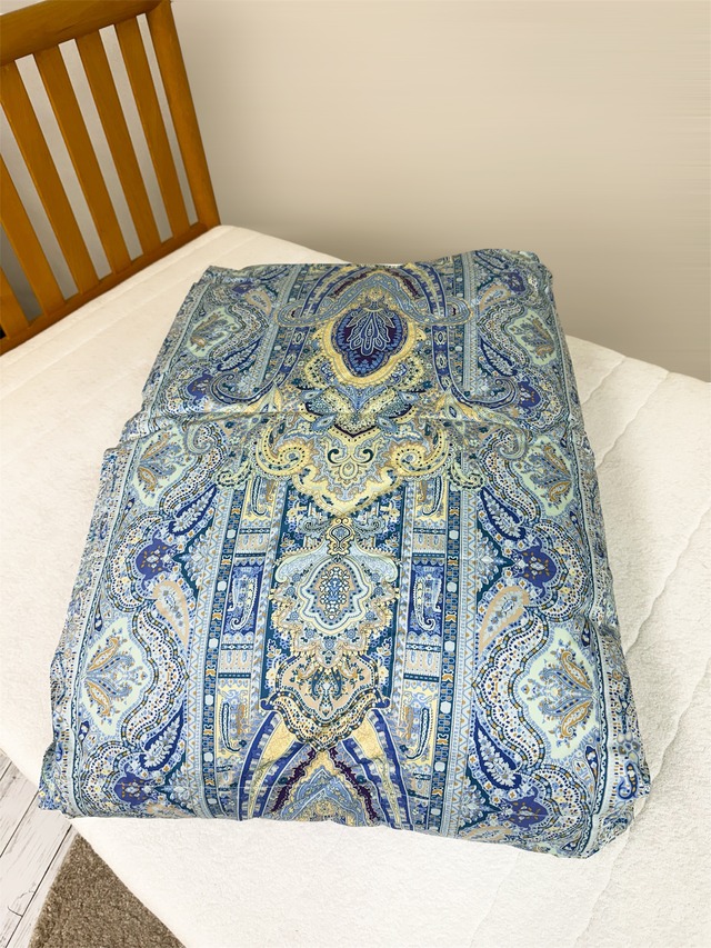 増量タイプ 羽毛肌掛ふとん　ルシェラン【シングル】【ピンク】【ブルー】