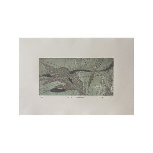 落合皎児【版画】Wind Mirror #10/12 — 1996 36(H) × 53(W)cm