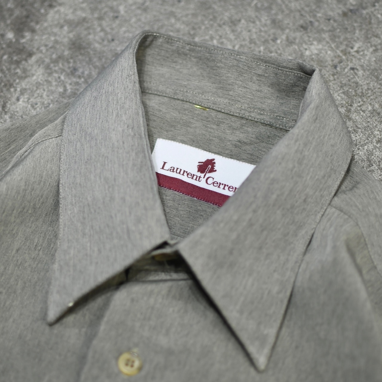 Laurent Cerrer marble dress shirt