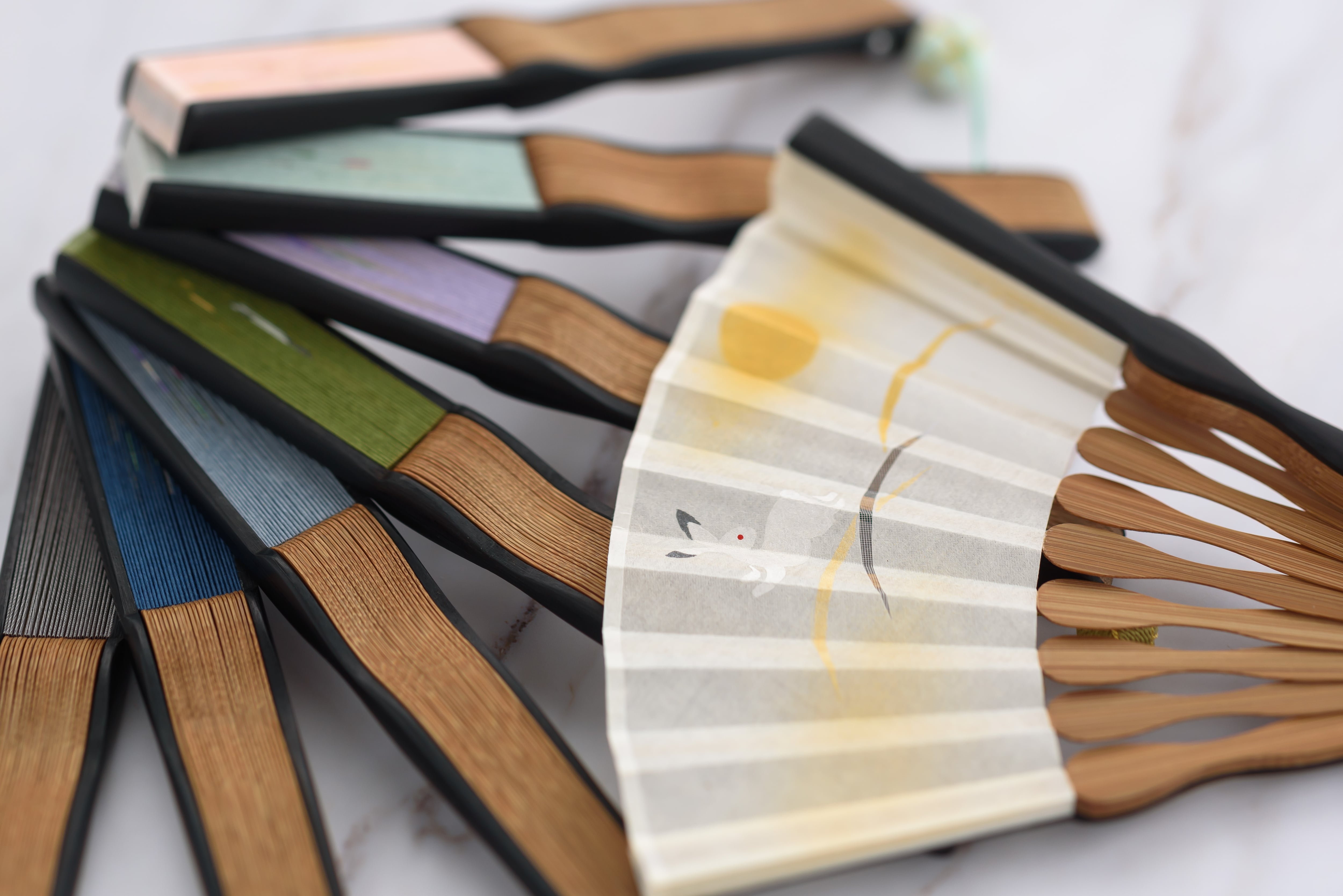 ポイントスカシ うさぎ・白 | 紗月扇 京都【オンラインショップ