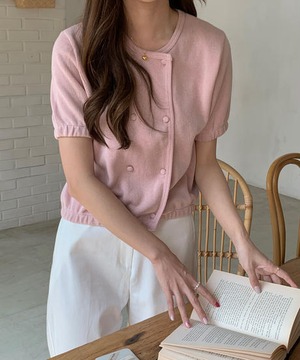 《即納商品》paul mini cardigan (ivory / yellow / pink / black)