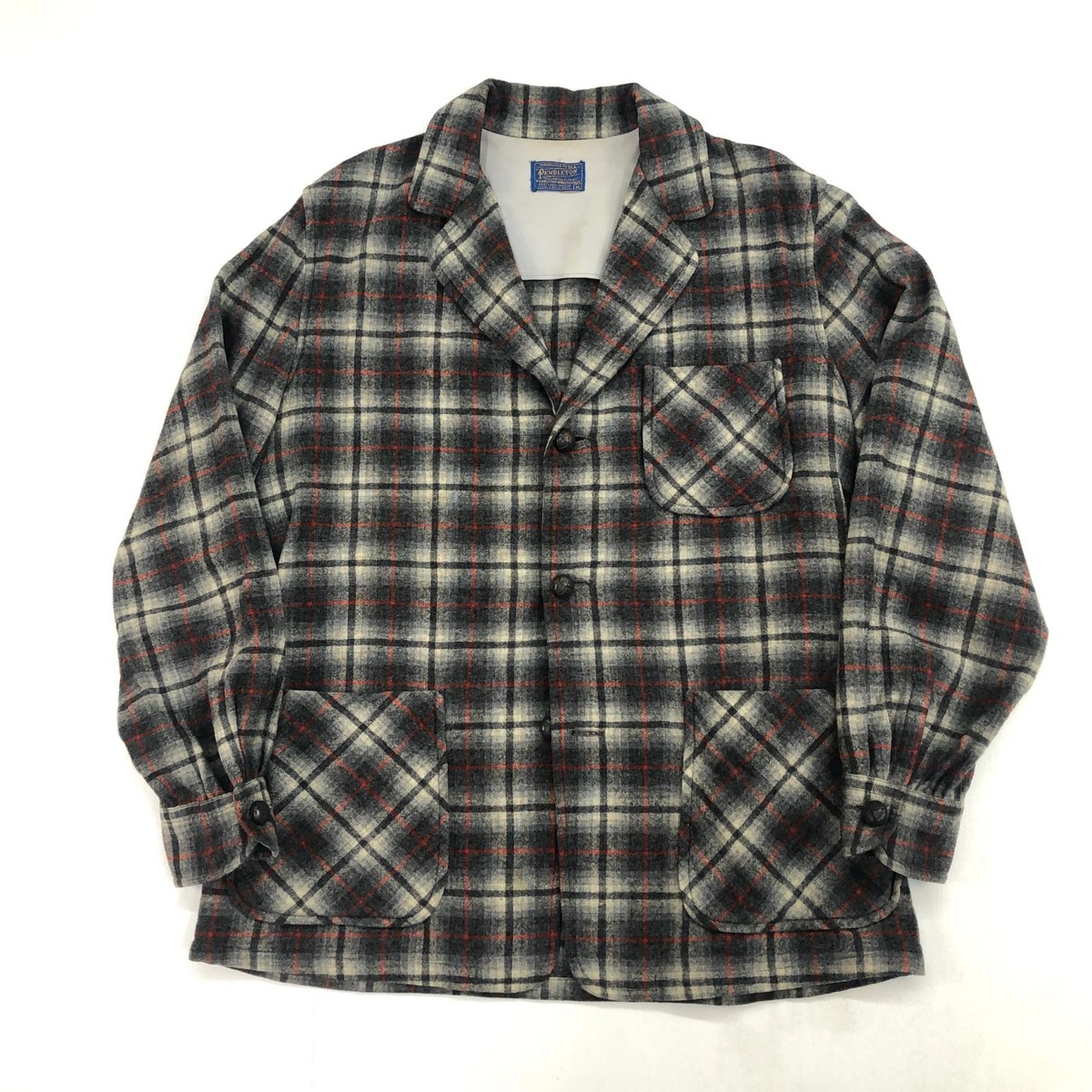 PENDLETON ペンドルトン 50-60年代 USA製 オンブレチェック ウール 