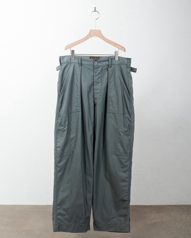 "USAF" baggy silhouette mechanic utility sateen trousers