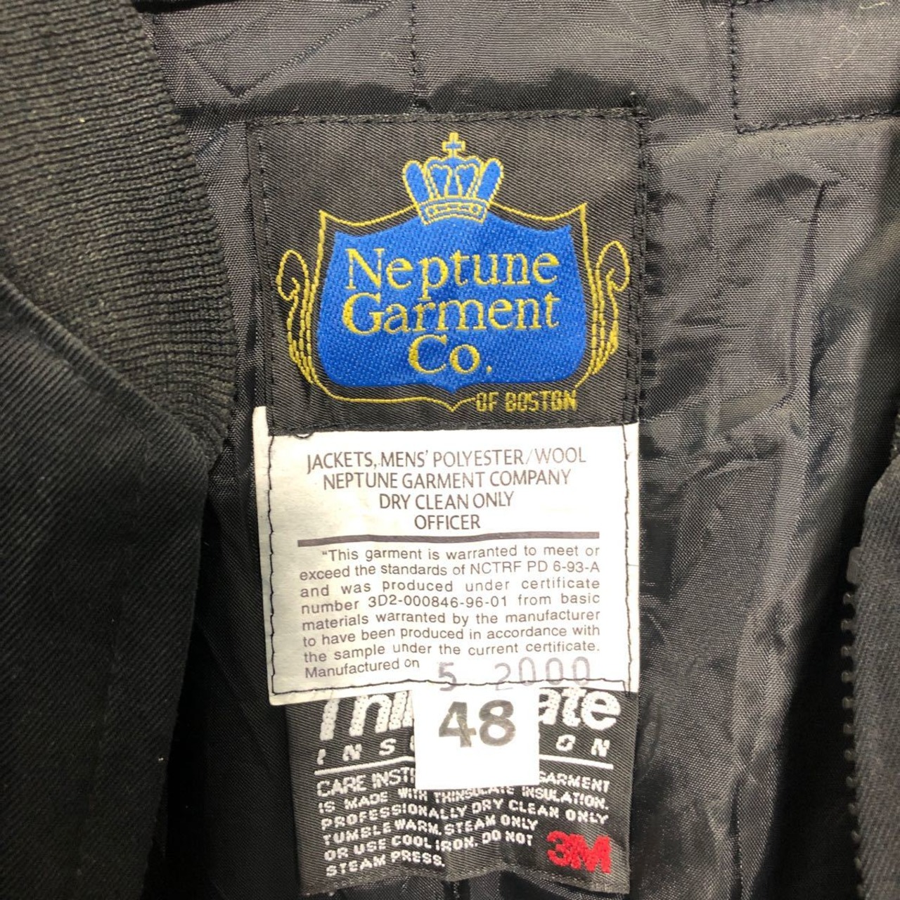 Neptune Garment Co. ワークブルゾン 48REG ライナー付 ミリタリー 