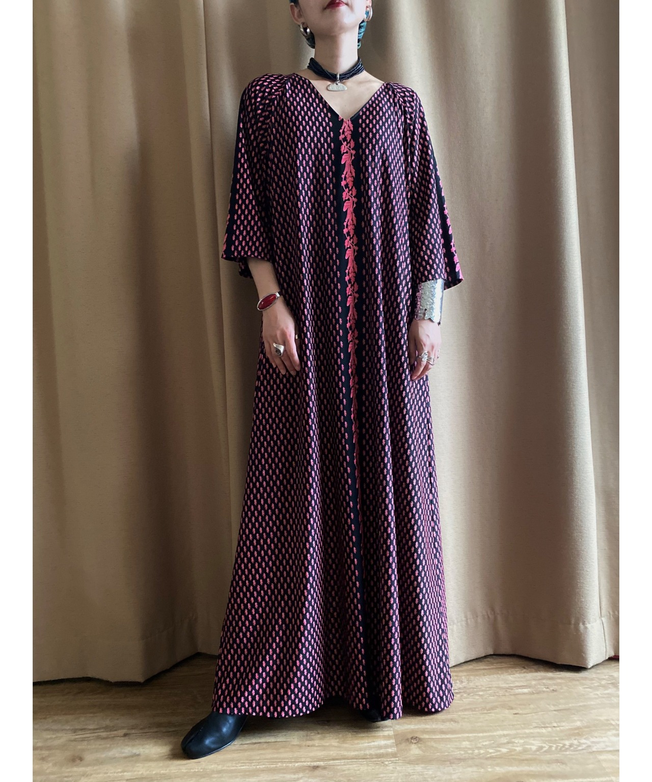 Made in Western Germany exotic maxi dress-4322-9