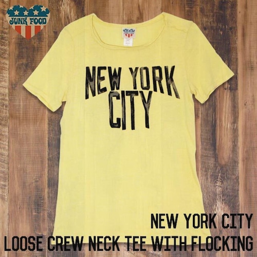 送料無料 JUNK FOOD ジャンクフード New York City レディース Tシャツ