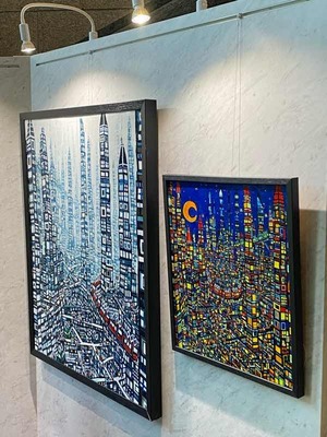 OIL COLOUR | まち | 油彩画