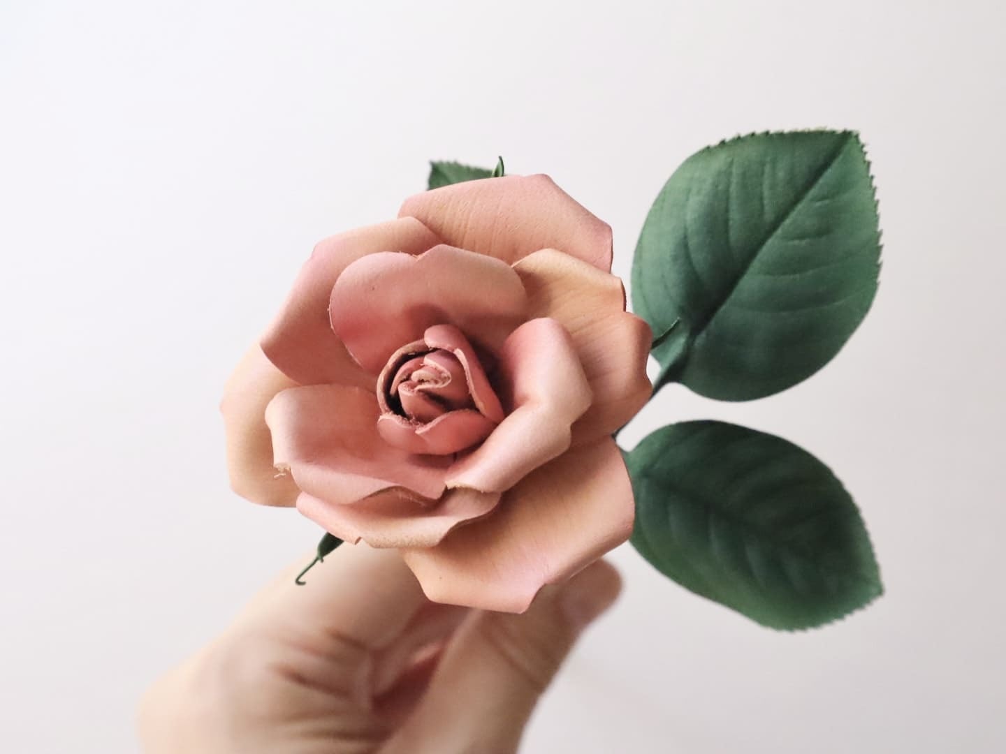 革花型紙】金木犀（キンモクセイ）｜花弁3サイズ+葉っぱ型紙セット