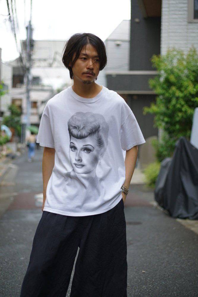 I LOVE LUCY] Vintage Print T-Shirt [1990s-] Vintage Print T-Shirt