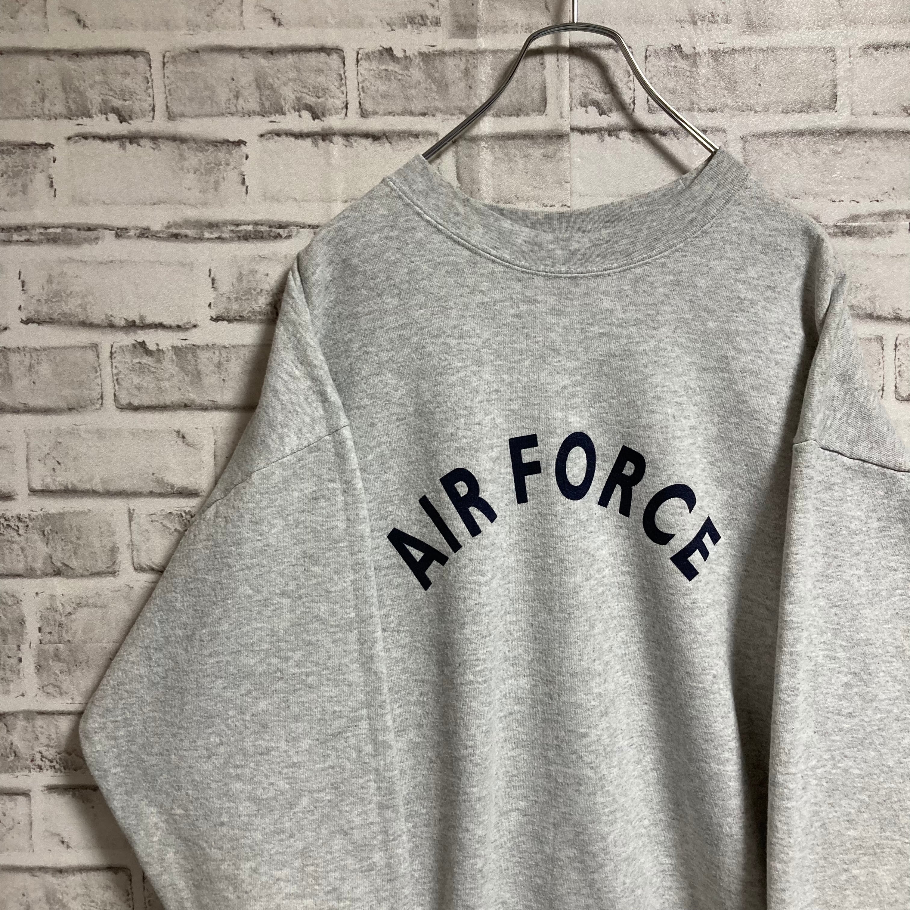 希少 XXL 軍物 80s チャンピオン AIR FORCE 霜降り Tシャツ - メンズ