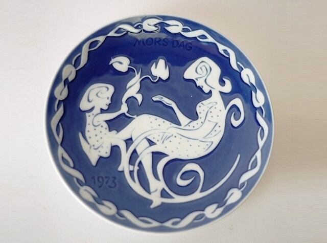 デンマーク ロイヤルコペンハーゲン 母の日プレート1973
