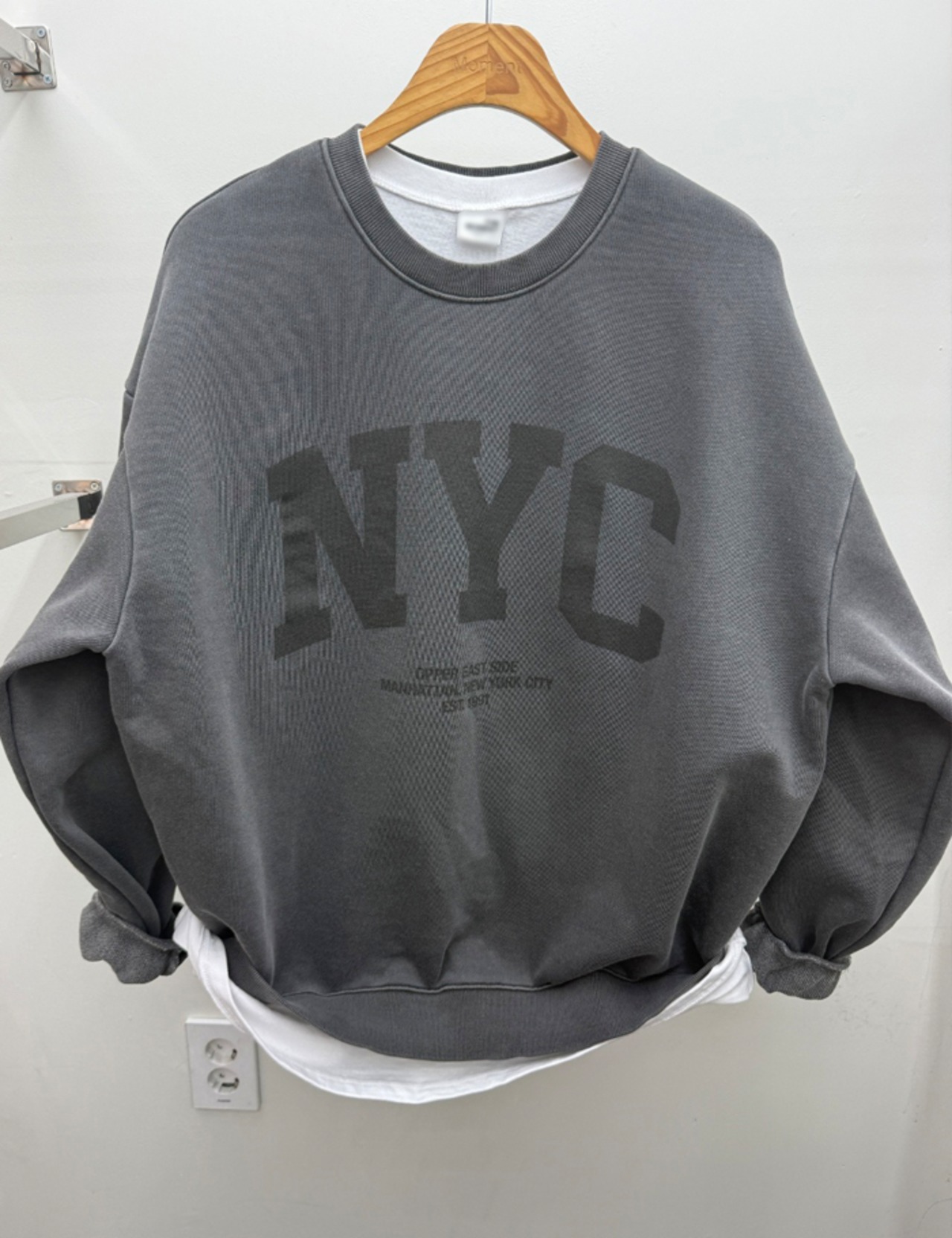 【新作5％OFF・3日間】NYC washing pigment Tops_3colors