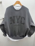 【新作5％OFF・3日間】NYC washing pigment Tops_3colors