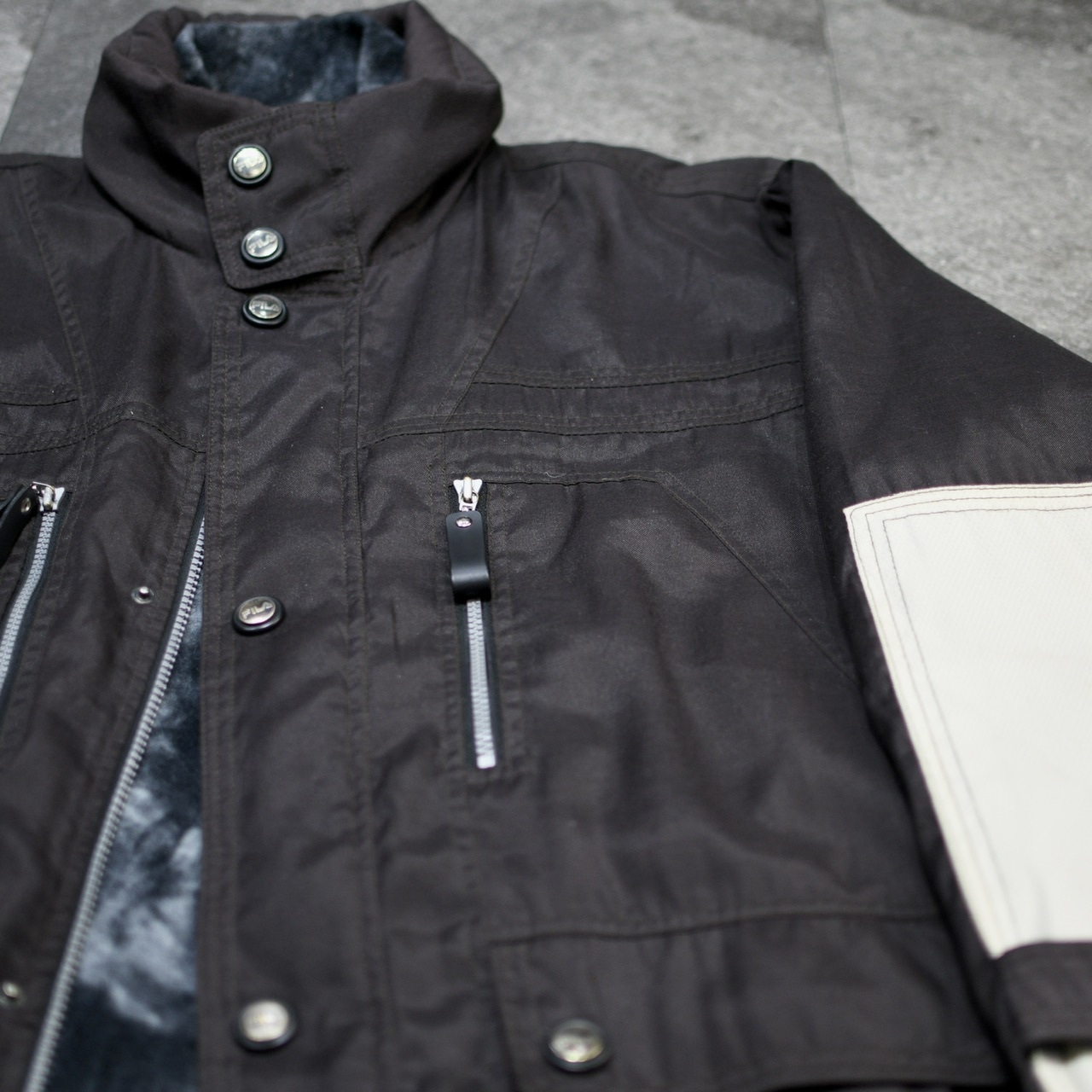 FILA design nylon fleece jacket