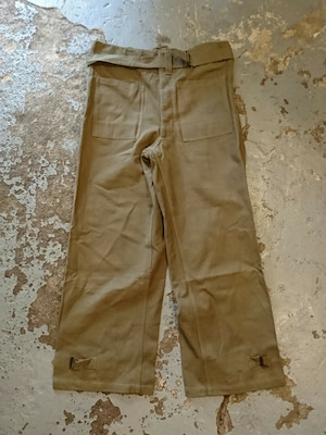 40s FRENCH ARMY MOTOR CYCLE RIDING PANTS