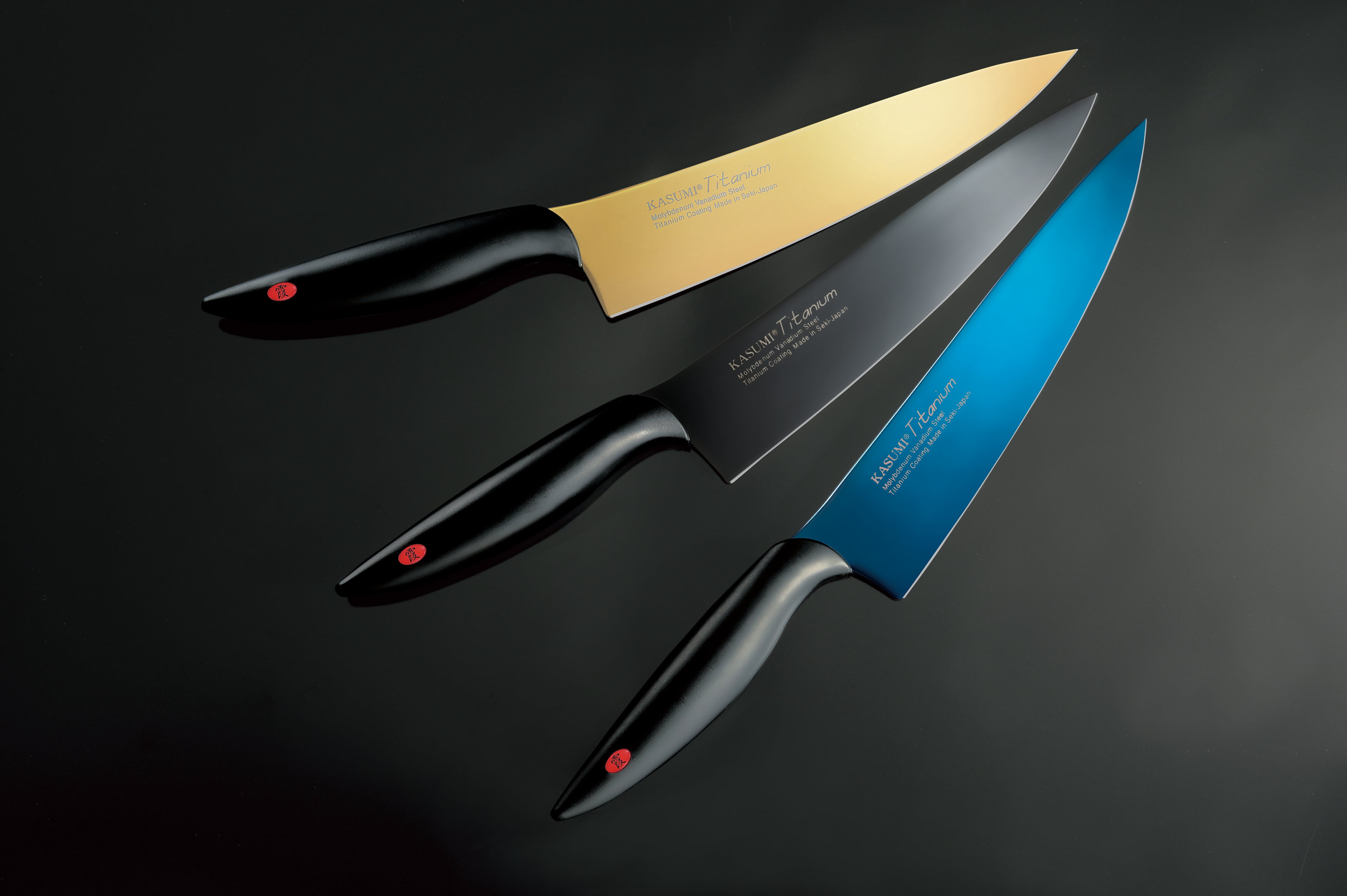 送料無料】22020/G 霞KASUMI チタンコーティング 剣型包丁 20cm