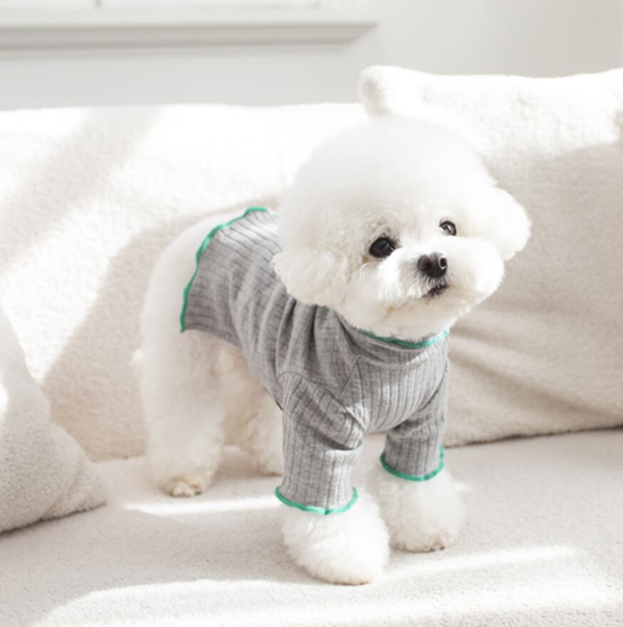 予約【cocochien】Polling TShirt (Gray)