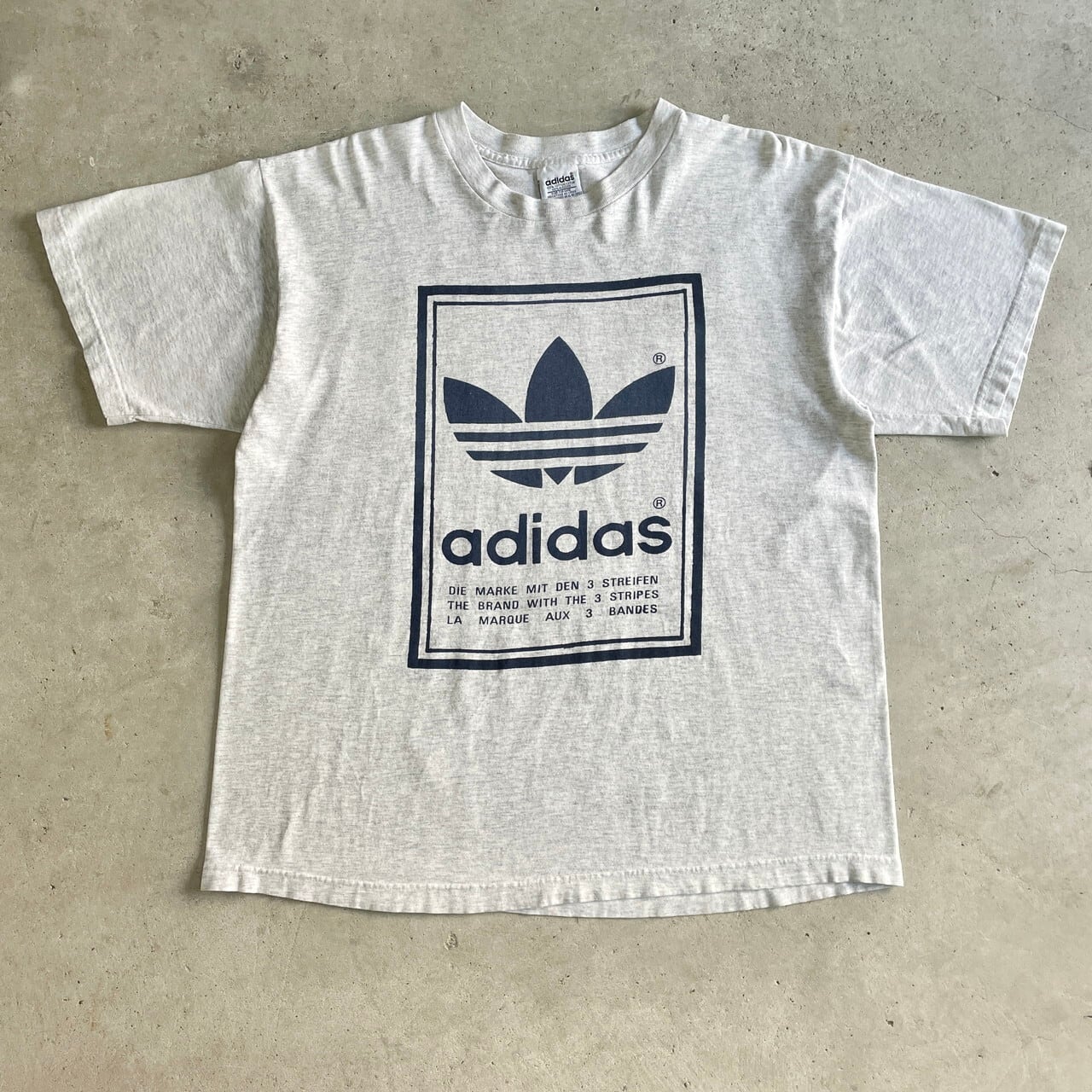 90年代 USA製 adidas アディダス ビッグロゴ トレフォイルロゴ 
