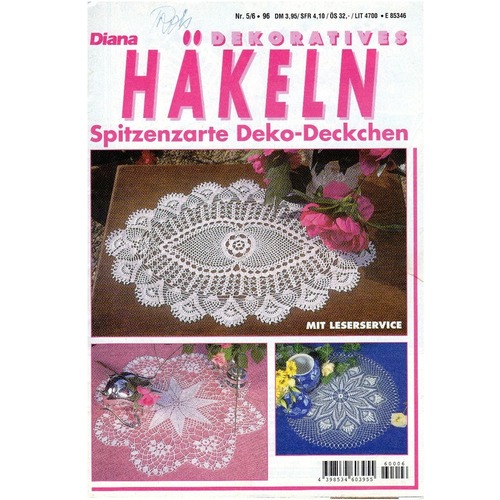 ドイツ手芸小冊子　Diana Dekoratives　Häkeln　5/6・96号