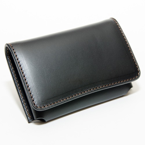 No.92　original Card Case BLACK「イタリアンレザーカードケース」